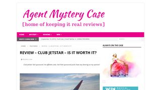 
                            8. REVIEW - CLUB JETSTAR - Agent Mystery Case