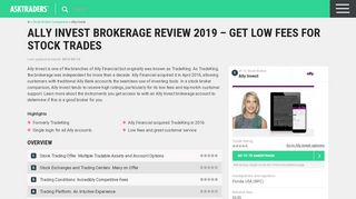 
                            3. Review of Ally Invest in 2019 » Stock Broker Comparison