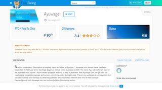 
                            8. Review of Ayuwage : Scam or legit - foxyrating.com