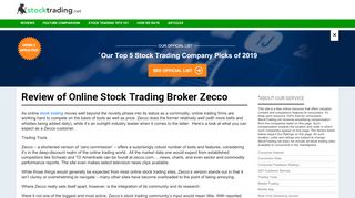 
                            3. Review of Online Stock Trading Broker Zecco | StockTrading.net