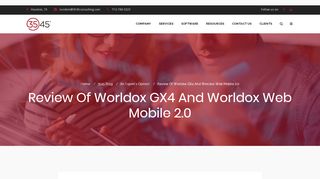 
                            9. Review of Worldox GX4 and Worldox Web Mobile 2.0 - 3545 Consulting