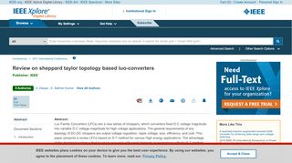
                            4. Review on sheppard taylor topology based luo-converters ...