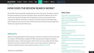 
                            9. Review Search - Allstays