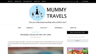 
                            1. Reviewed: Kalixa Pay pre-pay card - mummytravels