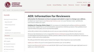 
                            2. Reviewers - American Economic Association