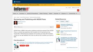
                            8. Reviewing and Publishing with NOOK Press | | …