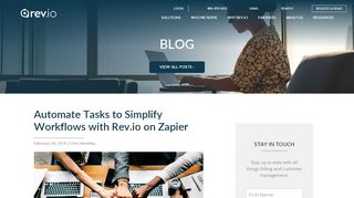
                            9. Rev.io Launches on Zapier to Provide Work Flow Automation