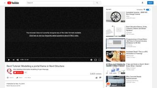 
                            3. Revit Tutorial: Modelling a portal frame in Revit Structure - YouTube