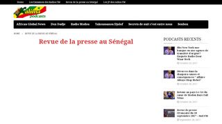 
                            8. Revue de la presse au Sénégal - Xalima.com