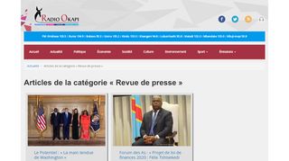 
                            3. Revue de presse | Radio Okapi