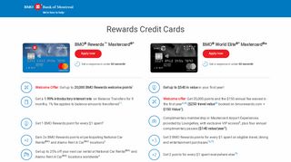 
                            3. Rewards Mastercard | Credit Cards | BMO Bank of Montreal