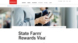 
                            4. Rewards Visa® Credit Card - State Farm Bank®