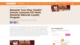 
                            9. Rewards Your Way: Dunkin’ Donuts Launches DD …