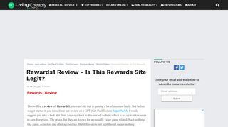 
                            8. Rewards1 Review - Is This Rewards Site Legit? | Living Cheaply