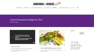 
                            6. Rezepte (Essen) - Abnehmen mit Genuss