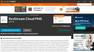 
                            6. RezStream Cloud PMS Reviews and Pricing 2019