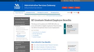 
                            3. RF Graduate Student Employee Benefits - University at Buffalo