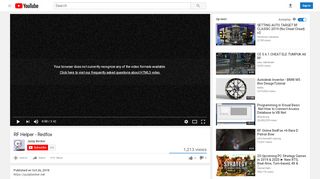 
                            1. RF Helper - Redfox - YouTube