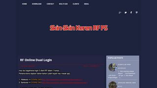 
                            8. RF Online Dual Login - rdfroadjr.blogspot.com