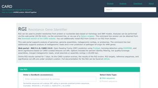 
                            3. RGI - The Comprehensive Antibiotic Resistance Database