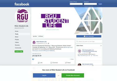 
                            6. RGU Student Life - Posts | Facebook