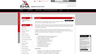 
                            2. RHA Analysis - The Road Haulage Association