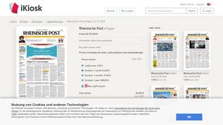 
                            8. Rheinische Post newspaper - read as e-paper at iKiosk