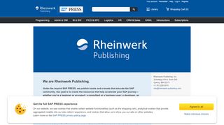 
                            2. Rheinwerk Publishing -- Publisher of SAP PRESS | SAP PRESS