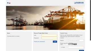 
                            8. Rhenus Dashboard - Rhenus Freight Web Portal - 2.54.0