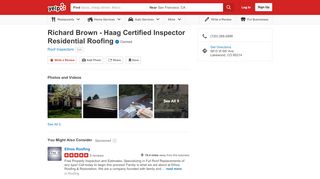 
                            8. Richard Brown - Haag Certified Inspector Residential Roofing - Roof ...