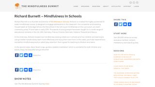 
                            7. Richard Burnett - Mindfulness In Schools - The Mindfulness Summit