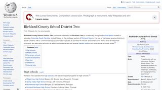 
                            7. Richland County School District Two - Wikipedia