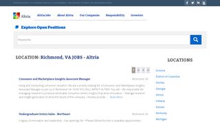 
                            4. Richmond, VA Jobs - Altria