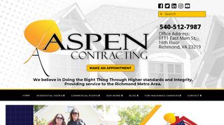 
                            7. Richmond, Virginia | Aspen Contracting | Roofs, Siding, and Gutters