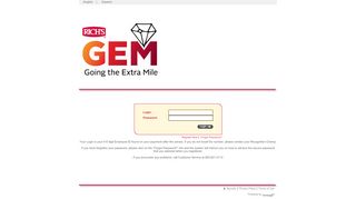 
                            4. Rich's GEM Program - Login