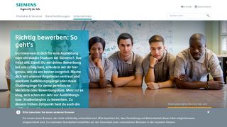 
                            8. Richtig bewerben: So geht’s - new.siemens.com