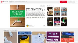 
                            3. Rick & Morty Portal Gun (Arduino & 3D Printer ... - Pinterest