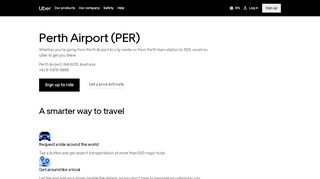 
                            6. Ride to Perth Airport (PER) | Uber