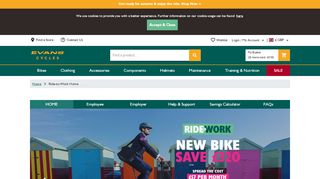 
                            6. Ride to Work Scheme | Save up to 42% | Evans Cycles