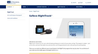 
                            5. RightTrack® - Safe Driver Rewards | Safeco Insurance