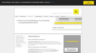 
                            3. Ringversuche - ZL Homepage - zentrallabor.com