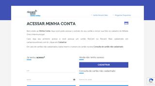 
                            8. Riocard Mais - Minha Conta