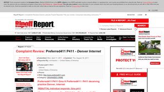 
                            8. Ripoff Report > Preferred411 P411 Review - Denver, Internet