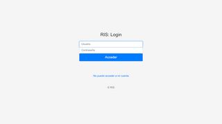 
                            2. RIS: Login