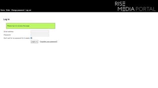 
                            4. Rise Media Portal - Login