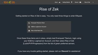 
                            2. Rise of Zek