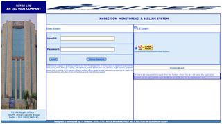 
                            9. RITES - Inspection Monitoring & Billing System