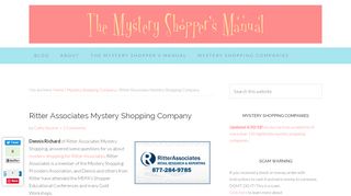 
                            5. Ritter Associates Mystery Shopping Company — Mystery ...