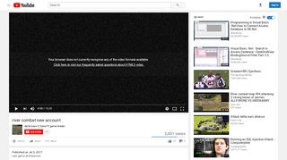 
                            3. river combat new account - YouTube