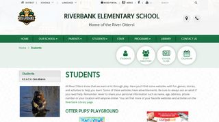 
                            6. Riverbank Elementary School - Students